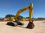 Used Komatsu Excavator in yard